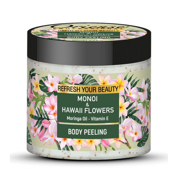 Scrub pentru corp Monoi & Hawaii Flowers ORIENSE 500ml
