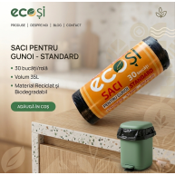 Saci de gunoi 35Lit / 30buc Ecosi