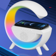 Lampa cu boxa Bluetooth si incarcator pentru telefon