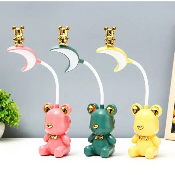 Lampa - veioza usb pentru copii URSULET SI LUNA