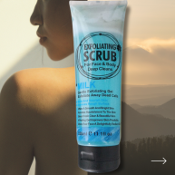 Scrub-gel piling pentru fata si corp Wokali, 320 ml Milk WKL581