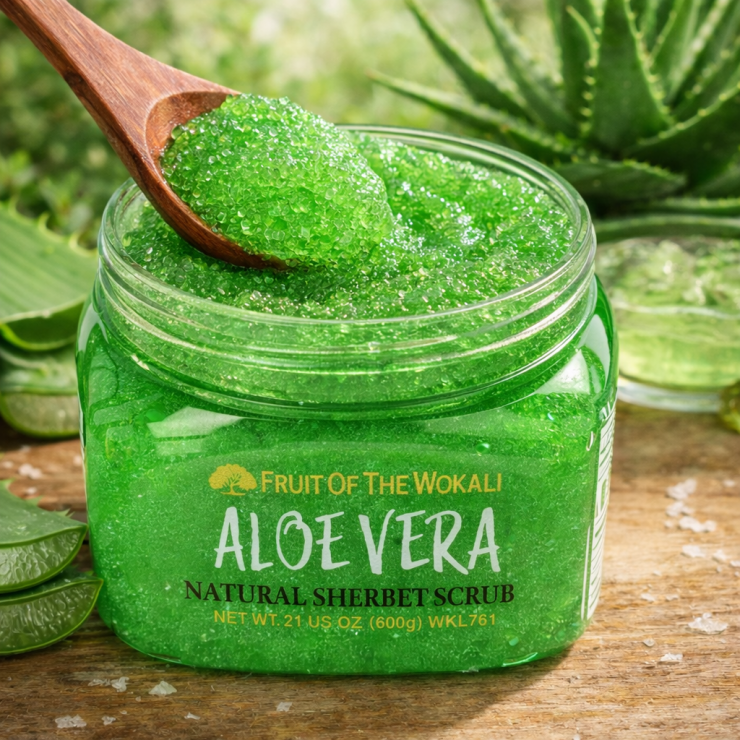 Scrub de corp Wokali, 600g Aloe Vera WKL761 — fotografia 3