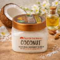 Scrub de corp Wokali, 600g Coconut WKL765