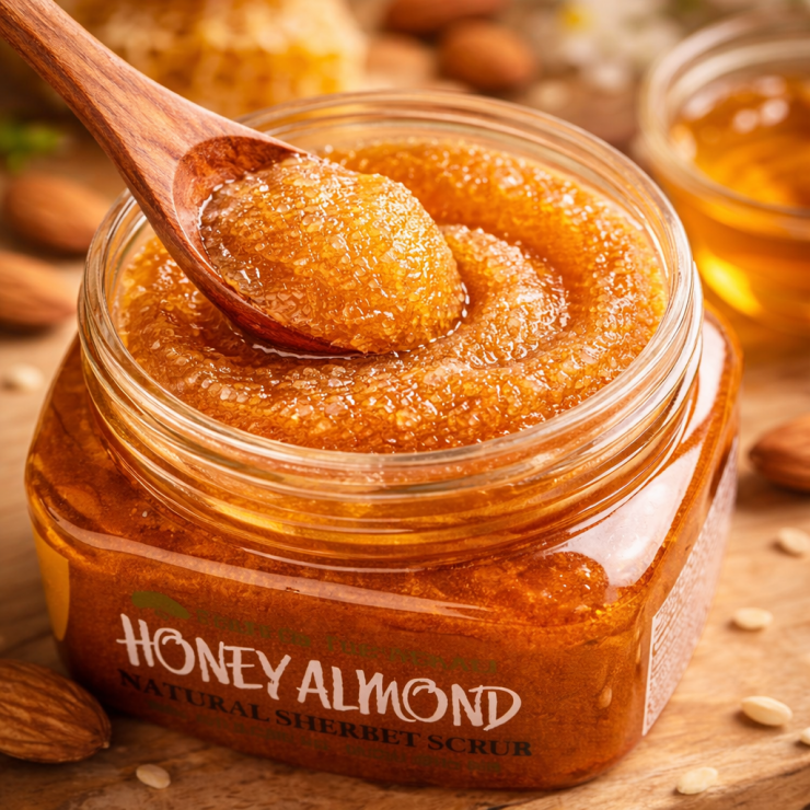 Scrub de corp Wokali, 600g Honey WKL766