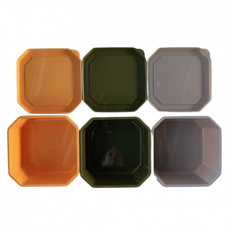 Caserole URVE, set 3 buc, Kare Saklama Kabi