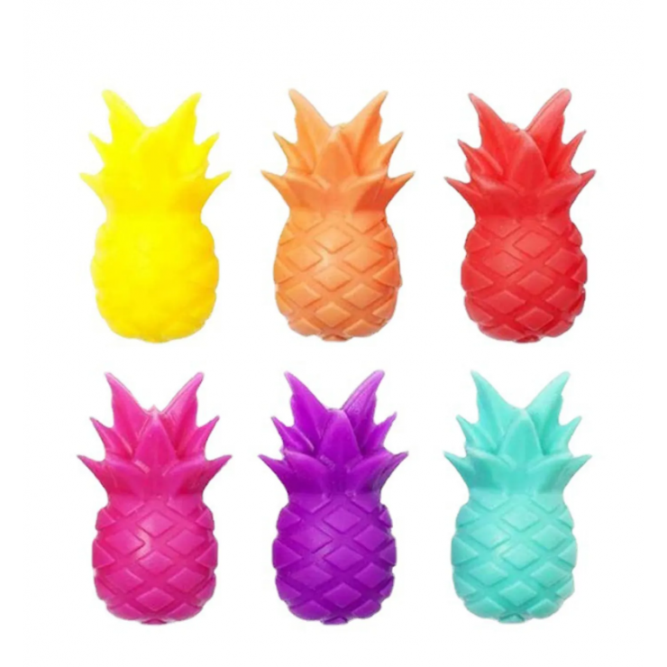 Indicatori personalizati pentru pahare 6 buc Ananas — fotografia 4