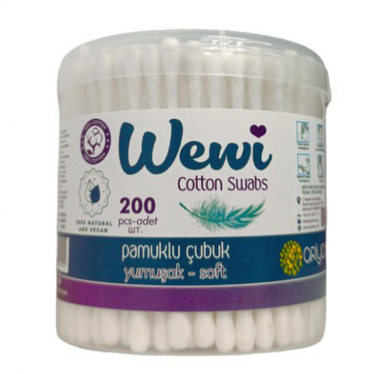 Betisoare de urechi Wewi 200 buc