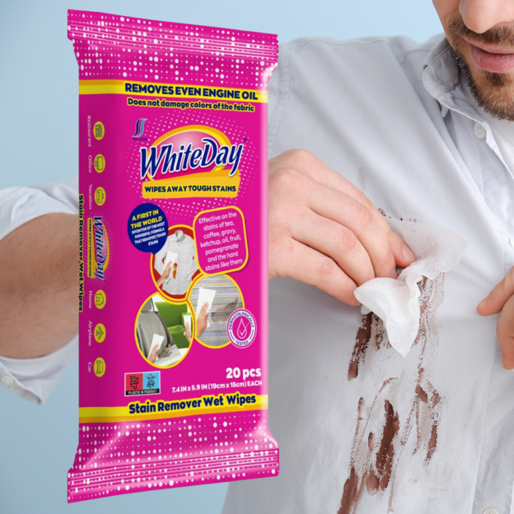 Șervețele pentru îndepărtarea petelor White Day 20 buc