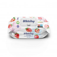 Servetele umede White Day Strawberry 120 buc