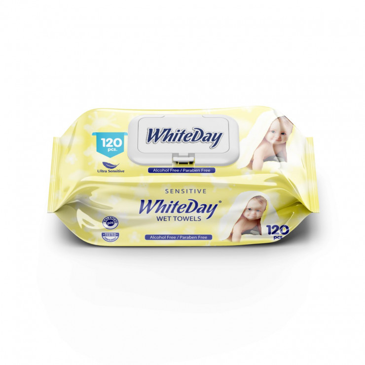 Servetele umede White Day Eco 120 buc — fotografia 5