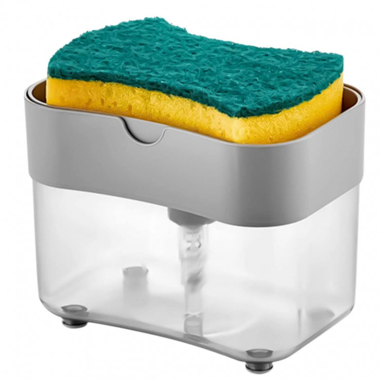 Dozator cu burete pentru detergent vase SunPlast — fotografia 3