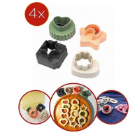 Forme pentru biscuti duble 4buc SunPlast