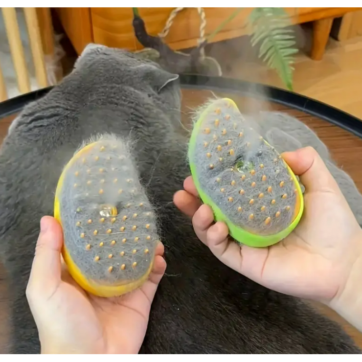 Perie pentru pieptanat animale cu umidificator — fotografia 5