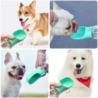 Sticla tip bol cu eliberare apa pentru hidratare caini sau alte animale de companie 350ml