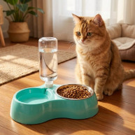 Bol cu dozator automat de apă pentru animale Cat Feeder