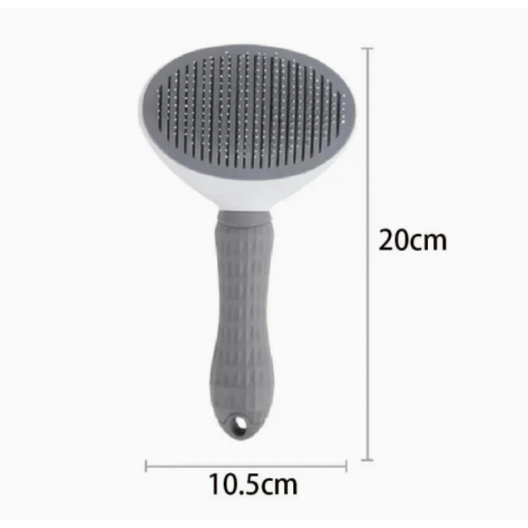 Perie pentru animale cu buton CLEAN — fotografia 3