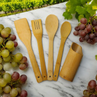 Set pentru bucatarie/ bambus 5 buc