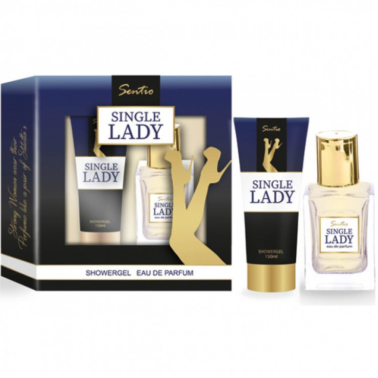 Set Sentio Single Lady gel dus 150ml + parfum 100ml (pentru ea)