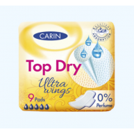 Absorbante igienice Carin Ultra Top DRY Wings 9 buc
