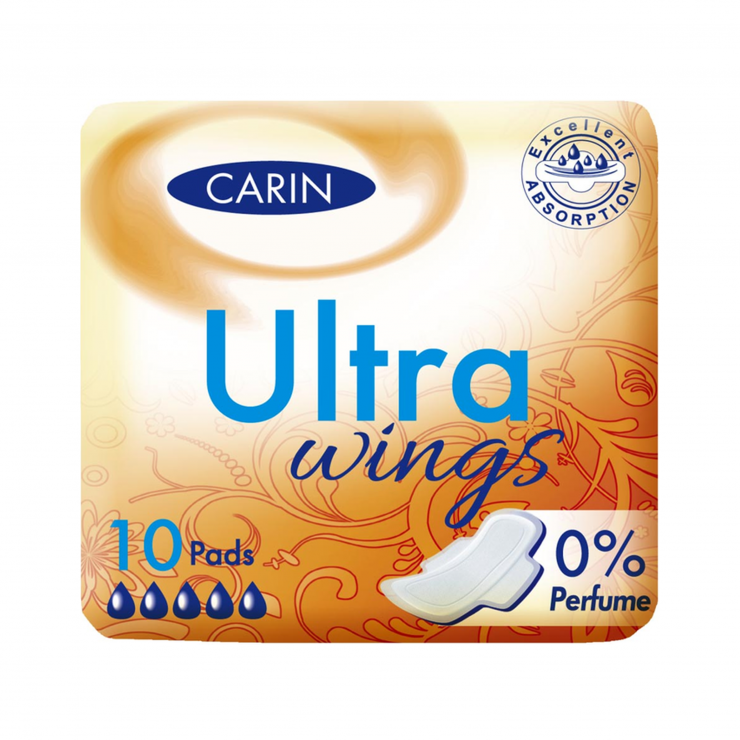 Absorbante igienice Carin Ultra Wings 10 buc