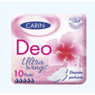 Absorbante igienice Carin Ultra DEO Wings 10 buc