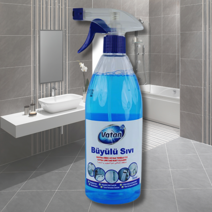 Solutie de curatare baie Vatan Buyulu Sivi Ekstra Kirec ve Pas 750ml