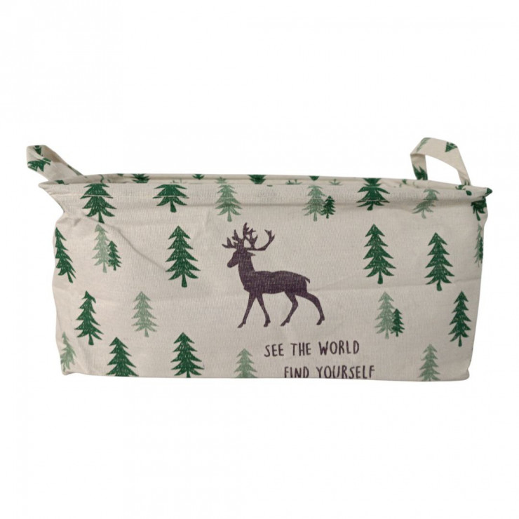 Cos textil cu minere 38x26x21cm