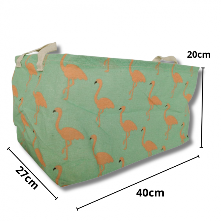 Cos textil cu minere 38x26x21cm