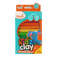 Plastilină 12 culori Vneeds 200gr