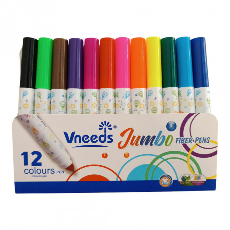 Set de сarioci 12 buc Jumbo Vneeds
