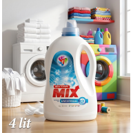 Extra Mix Universal 4 L / detergent lichid pentru rufe albe si colorate