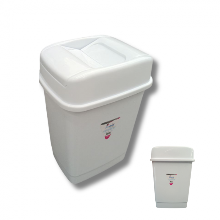 Coș de gunoi cu capac dublu 10 L Zambak Plastik