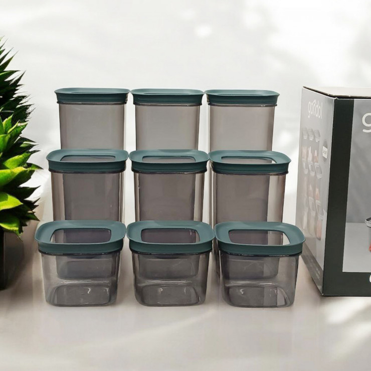 Caserole vacuum Nordica Gondol set 9 buc