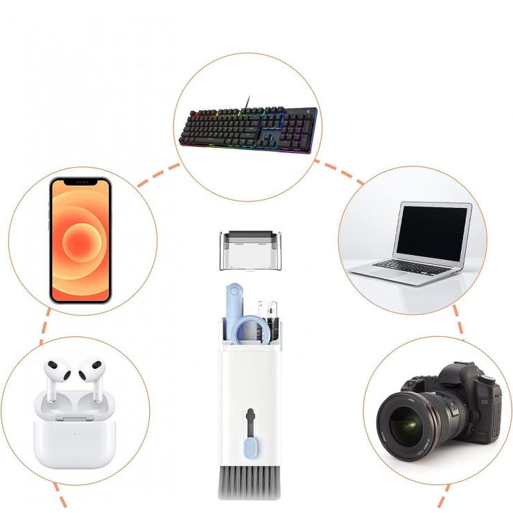 Set de curatare pentru gadgeturi 7 in 1 — fotografia 4
