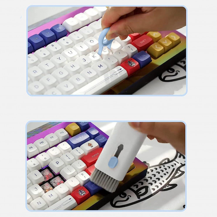 Set de curatare pentru gadgeturi 7 in 1 — fotografia 6