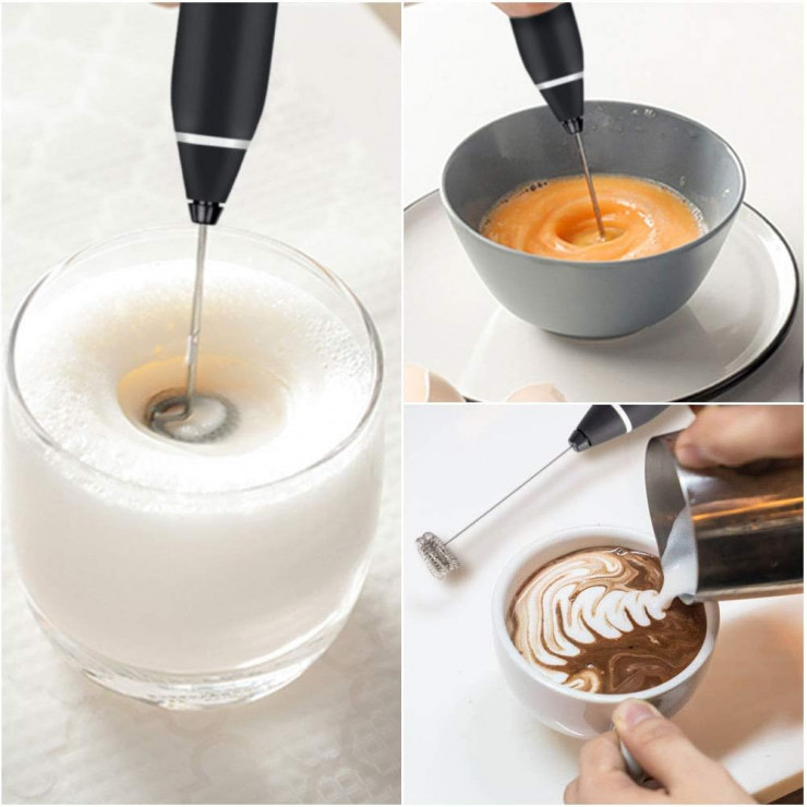 Mixer pentru lapte cu 2 teluri, usb — fotografia 2