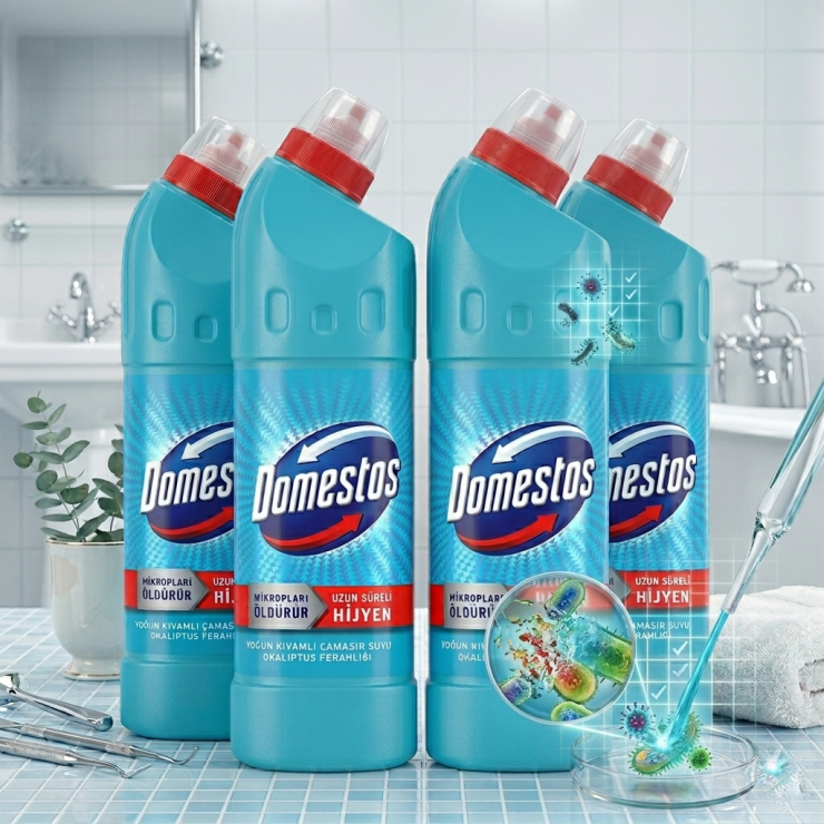 DOMESTOS Eucalyptus, 750 ml - solutie de curatare si dezinfectare