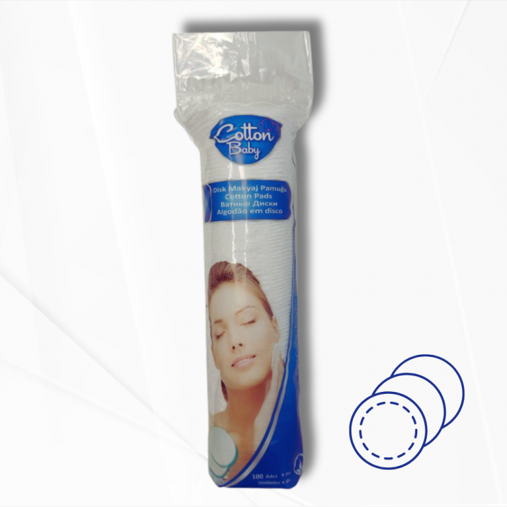 Discuri de vata COTTON BABY 100 buc