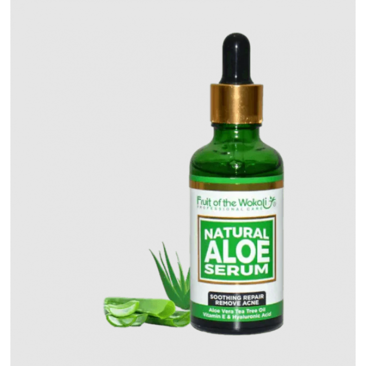 Ser pentru fata cu aloe vera Wokali 2x50 ml — fotografia 2