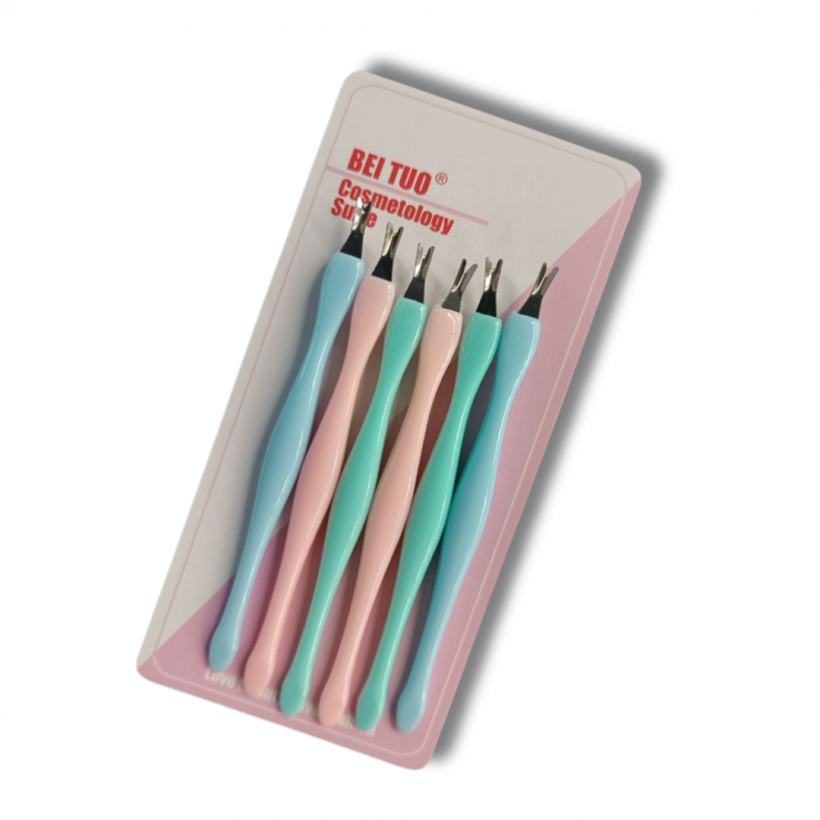 Cutit pentru cuticule Bei Tuo set 6 buc