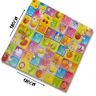 Covoras-puzzle pentru joaca 120x120x1cm