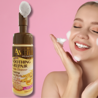 Spuma pentru curatarea tenului Avena 150 ml / Wokali