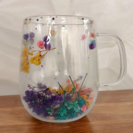 Cana cu pereti dubli si decor colorat 350 ml (nr1)