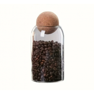Borcan cu capac bila din pluta 9x15cm (800ml)