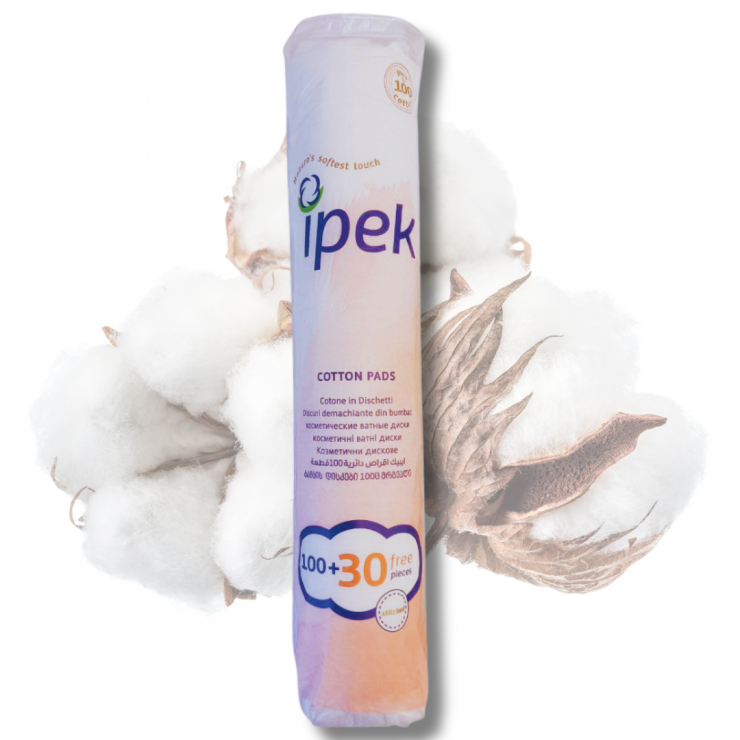 Discuri de vata Ipek 100+30 buc