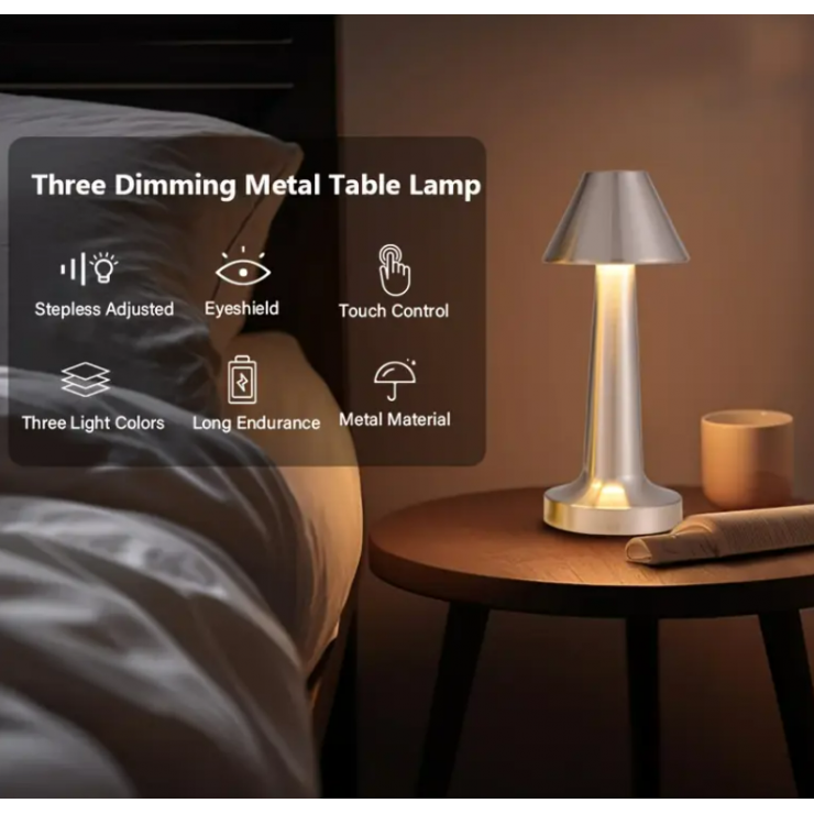 Lampa de masa LED Piramid — fotografia 5