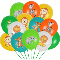 Baloane Animals 10 buc / colorate
