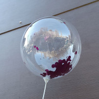 Balon PVC cu confetti 1 buc