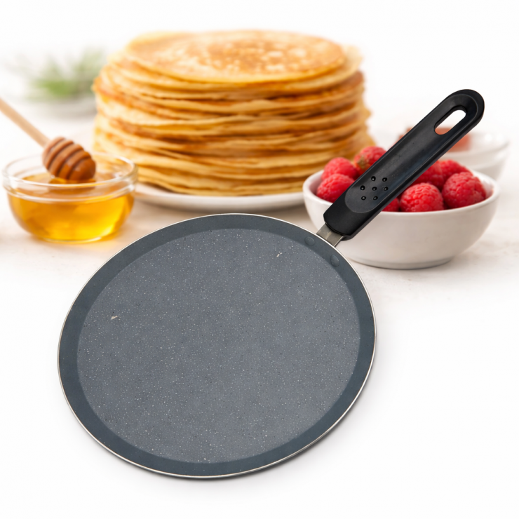 Tigaie pentru clatite din marmura Magus, compatibila cu inductie, 24 cm