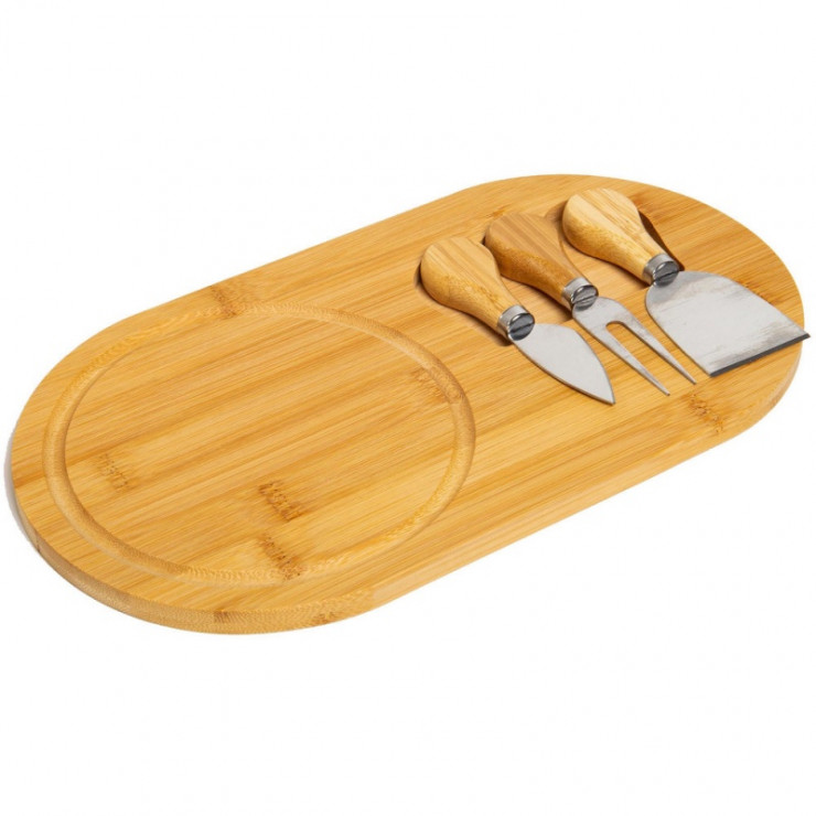 Tabla pentru cascaval, cutite in set, 36х19 cm